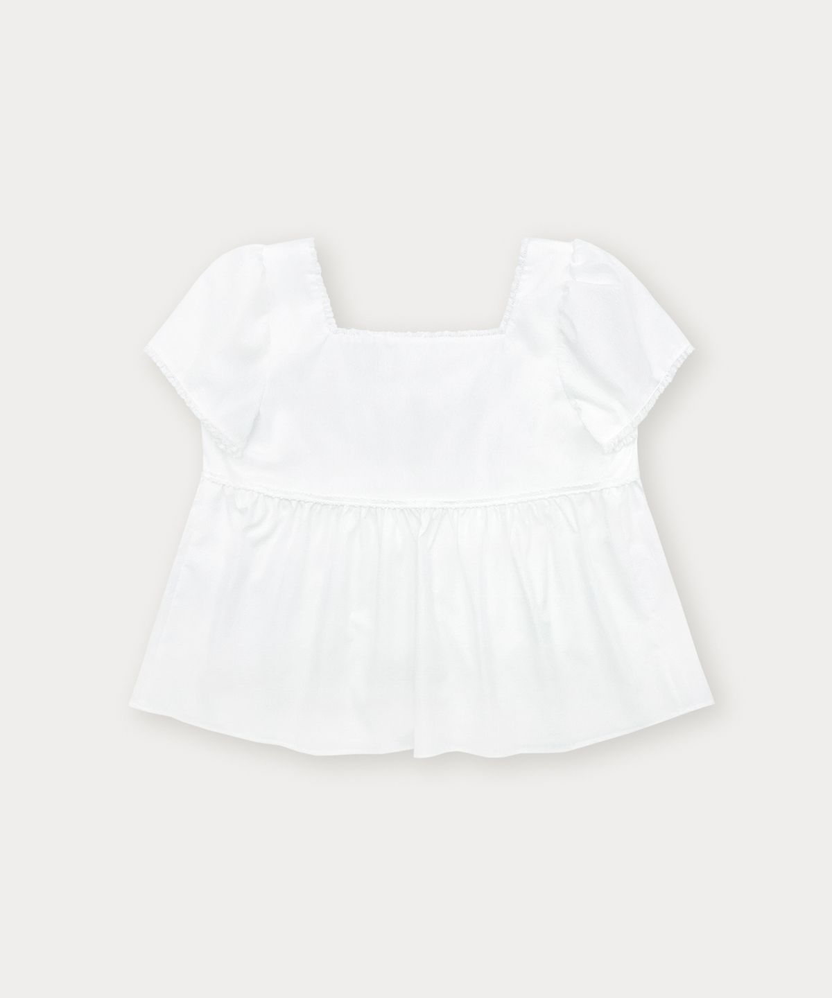 썸웨어버터(SOMEWHEREBUTTER) Sol Ribbon Blouse - Ivory