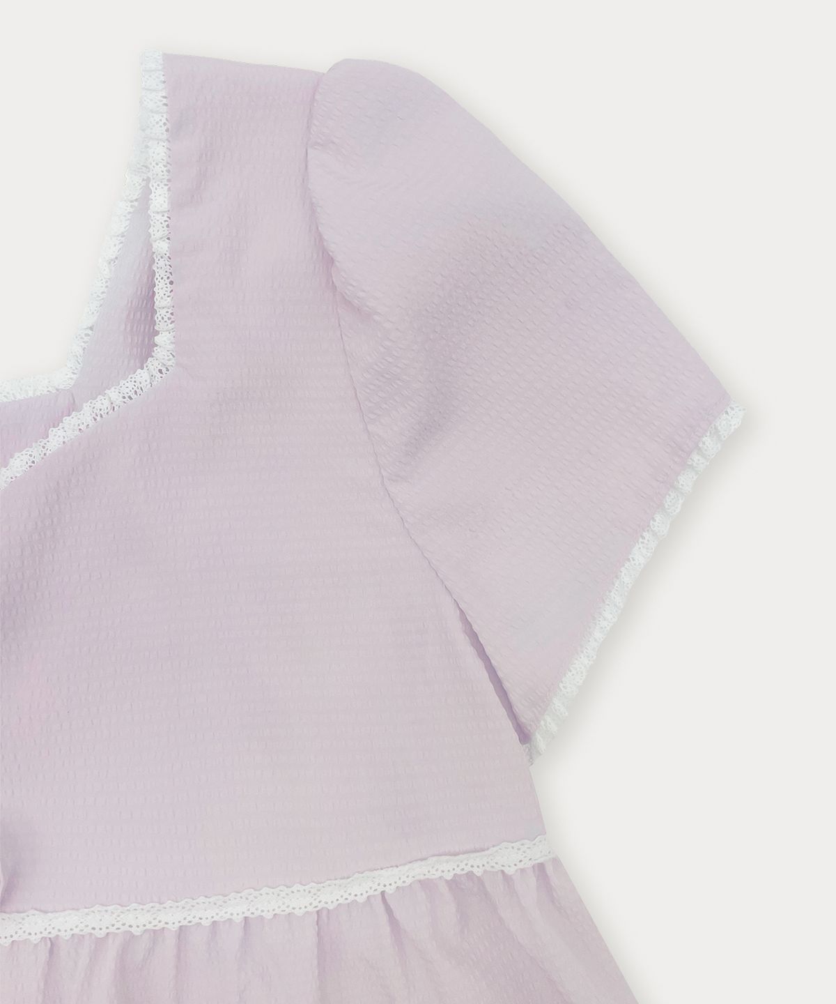 썸웨어버터(SOMEWHEREBUTTER) Sol Ribbon Blouse - Lavender