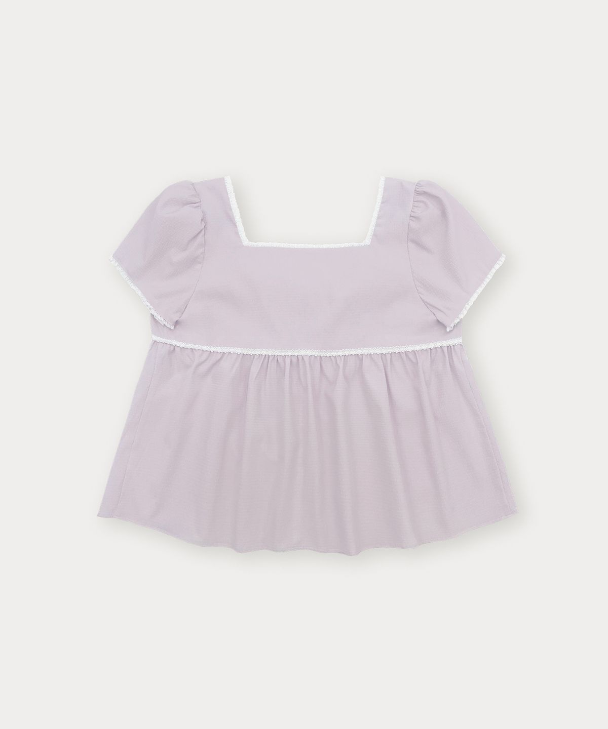썸웨어버터(SOMEWHEREBUTTER) Sol Ribbon Blouse - Lavender