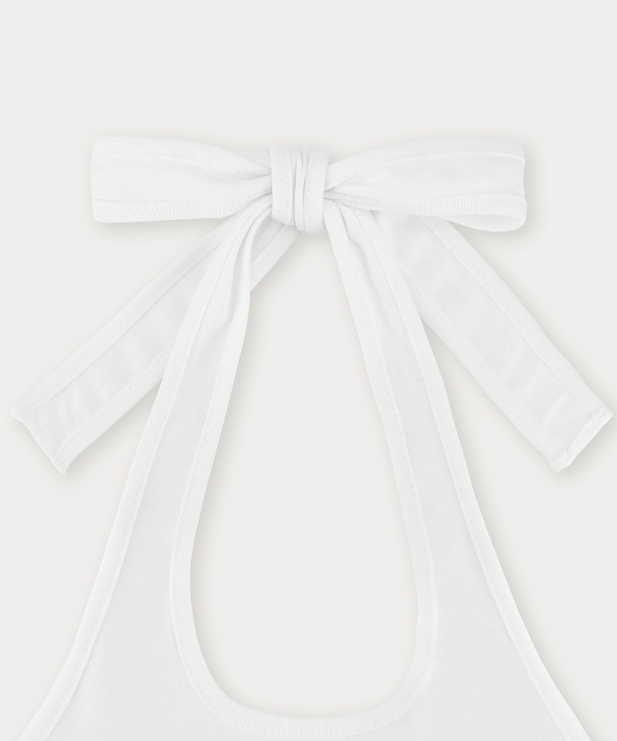 썸웨어버터(SOMEWHEREBUTTER) Halter Pendant Sleeveless - Ivory