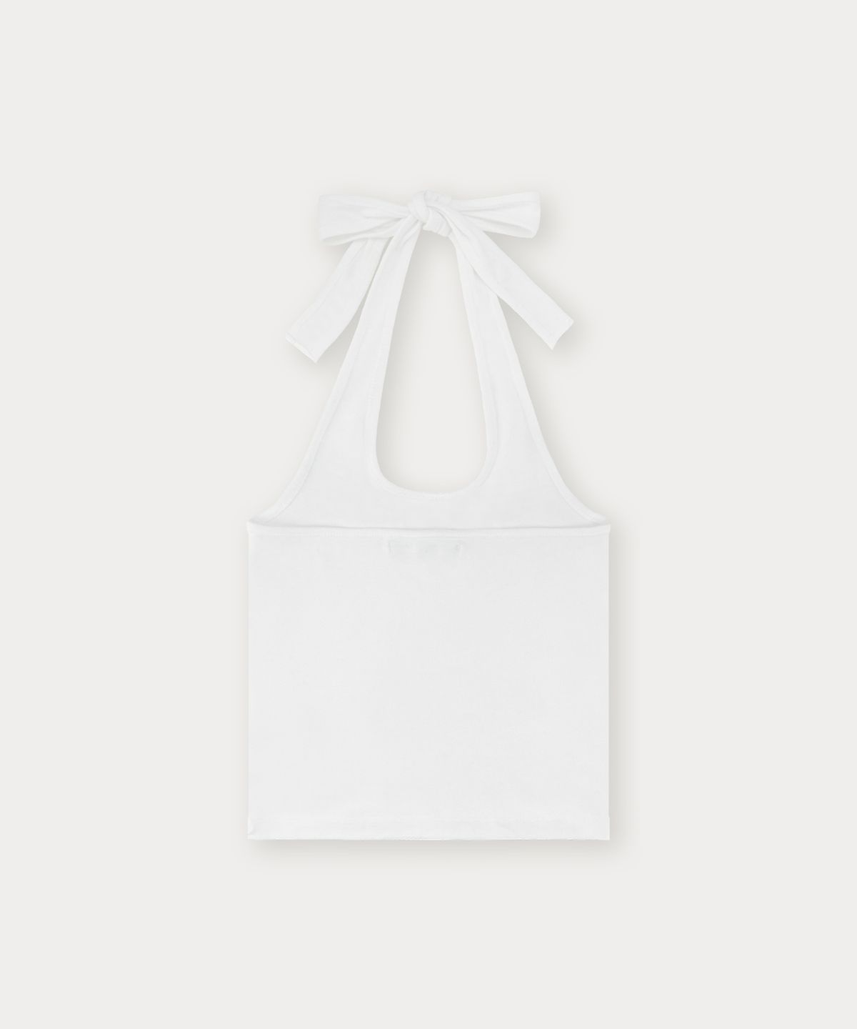 썸웨어버터(SOMEWHEREBUTTER) Halter Pendant Sleeveless - Ivory