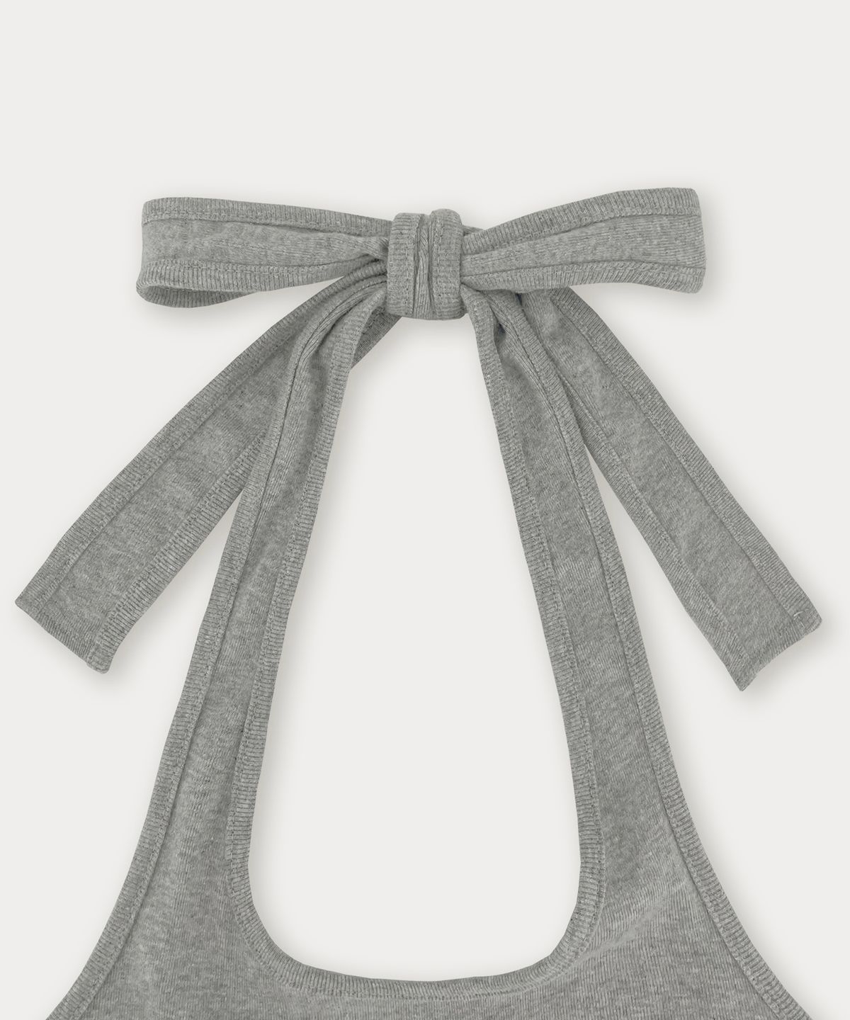 썸웨어버터(SOMEWHEREBUTTER) Halter Pendant Sleeveless - Grey