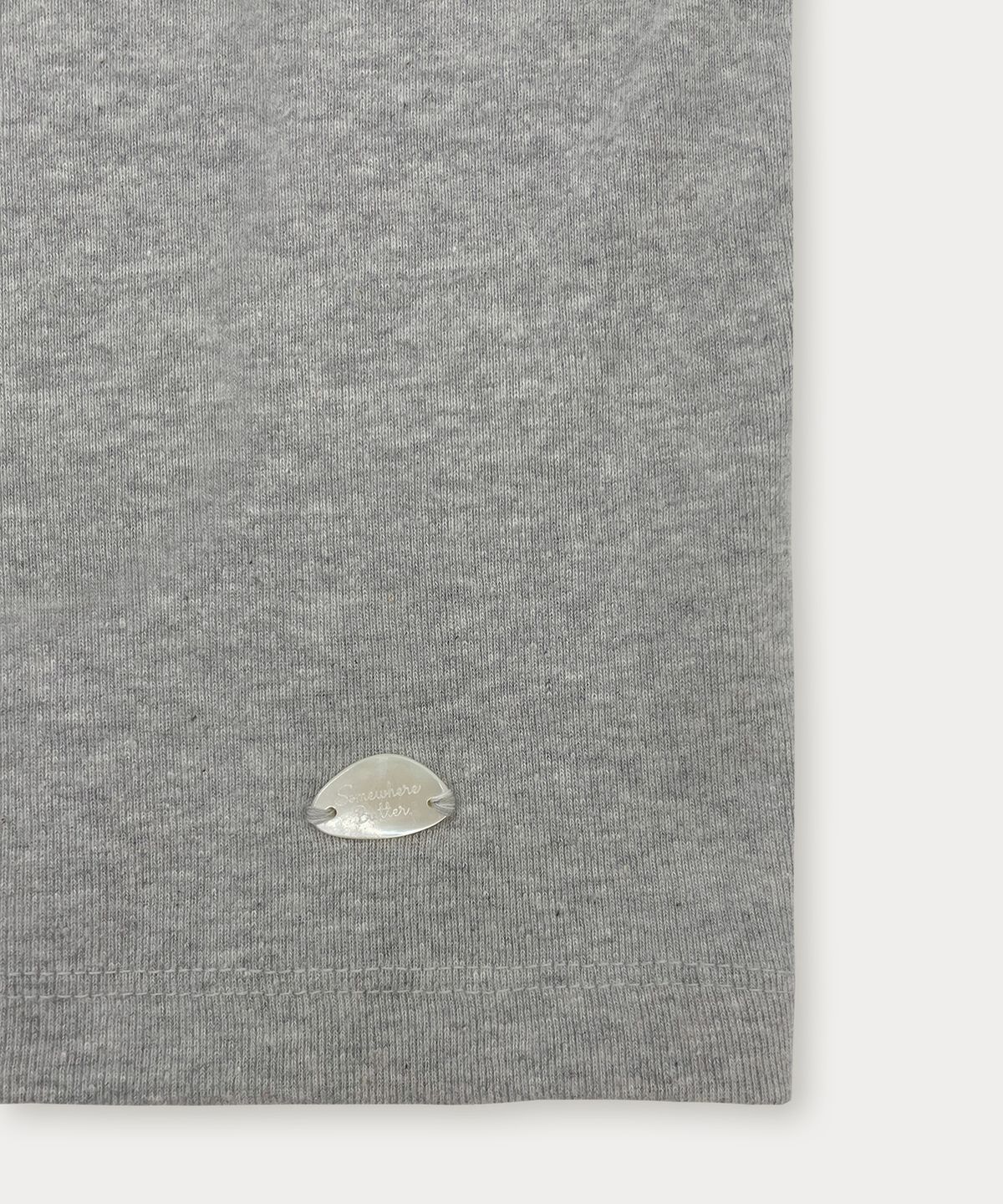 썸웨어버터(SOMEWHEREBUTTER) Halter Pendant Sleeveless - Grey