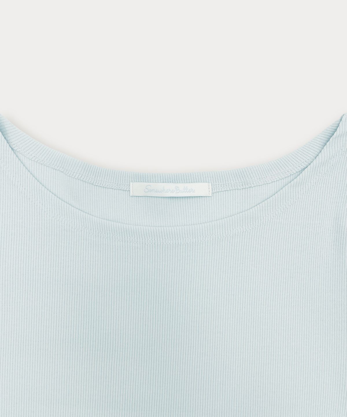 썸웨어버터(SOMEWHEREBUTTER) Boat Neck Pendant Top - 6Color