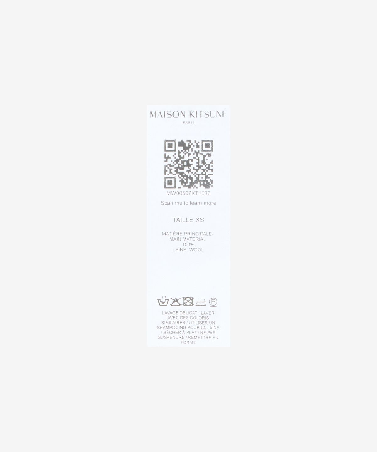 메종 키츠네(MAISON KITSUNE) 베이비 폭스 패치 레귤러 가디건 - 마블 / MW00507KT10360134