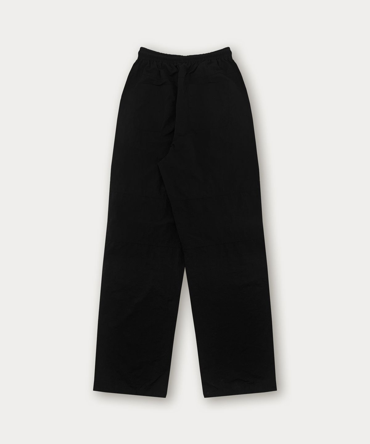 썸웨어버터(SOMEWHEREBUTTER) Line Nylon String Pants - Black