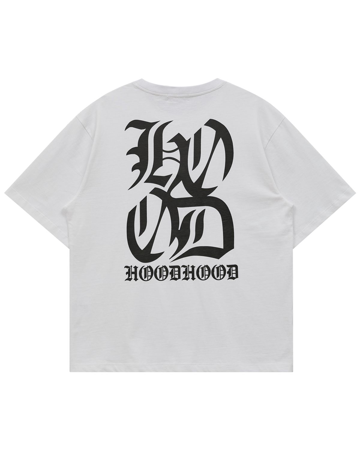 후드후드(HOODHOOD) H 로고 반팔티셔츠 화이트