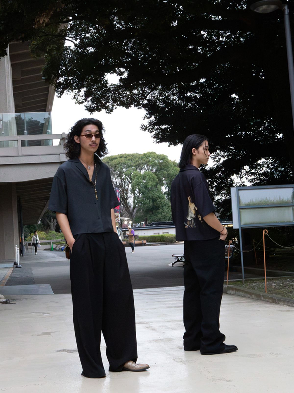 고저(GOZER) WINDY SHIRT_BLACK
