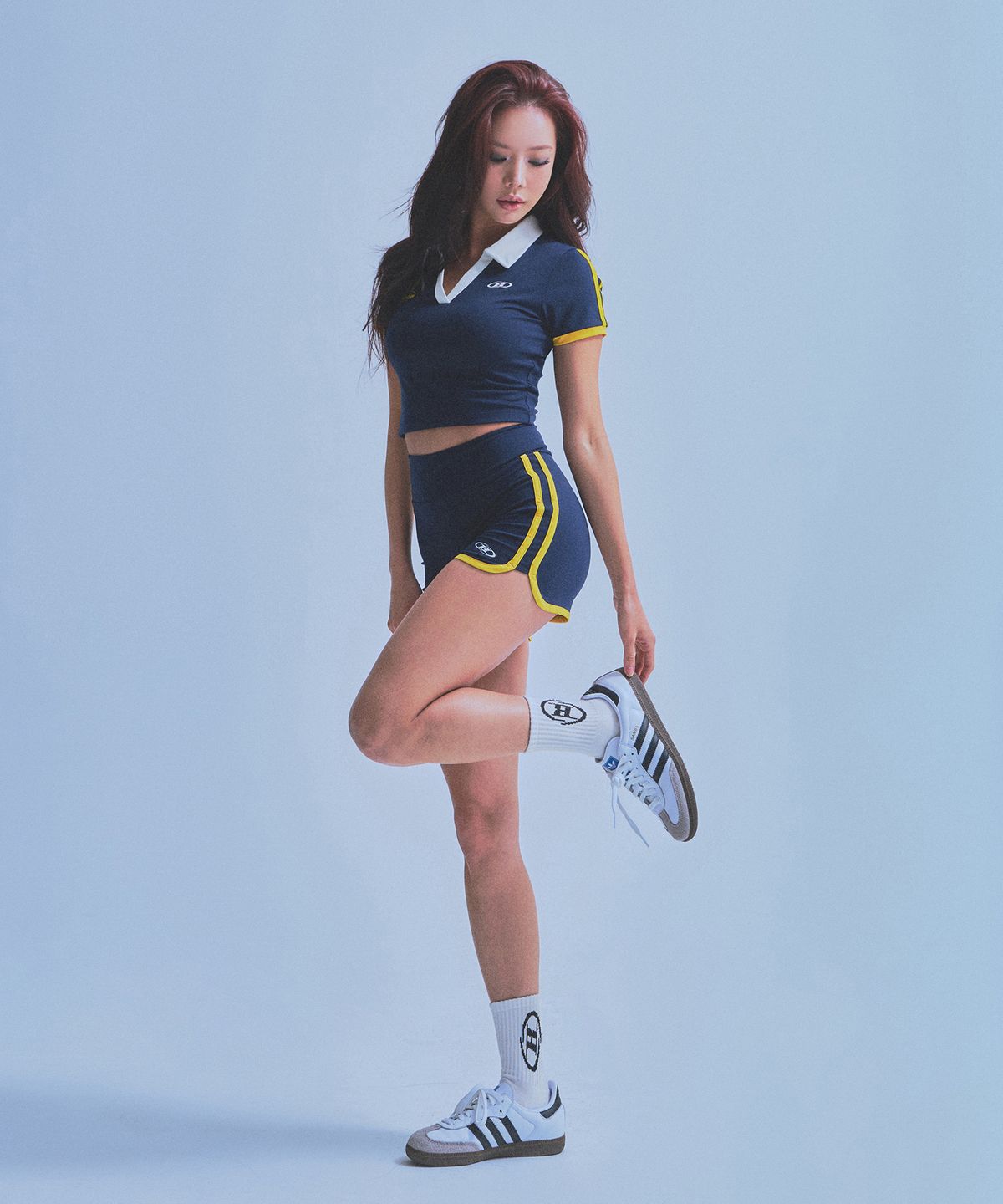 본투윈(BORN TO WIN) W BRNTW MICRO SHORTS [NAVY]