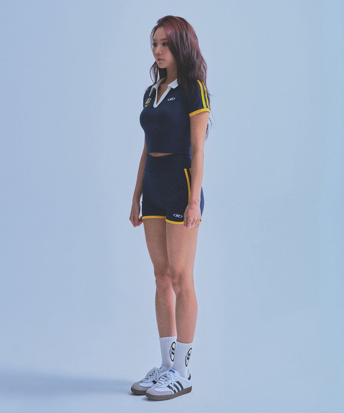 본투윈(BORN TO WIN) W BRNTW MICRO SHORTS [NAVY]