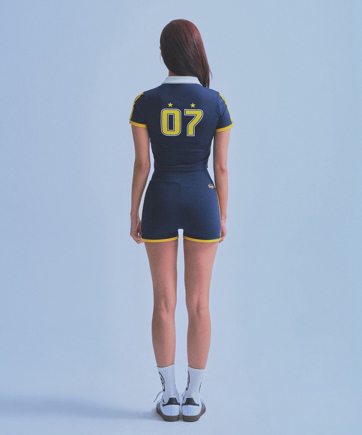 본투윈(BORN TO WIN) W BRNTW MICRO SHORTS [NAVY]