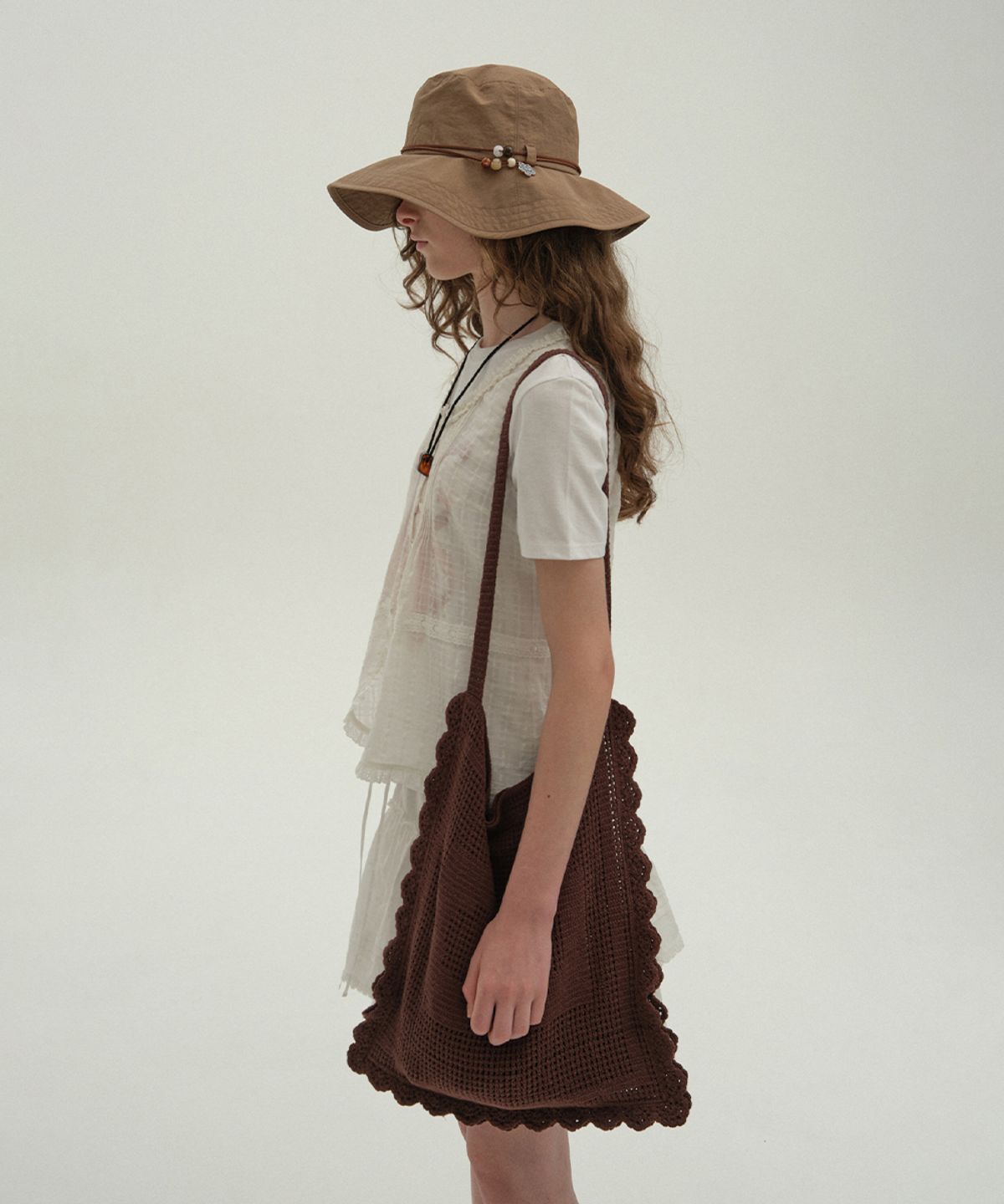 클로르(CLOR) CROCHET SHOPPER BAG - 2 colors