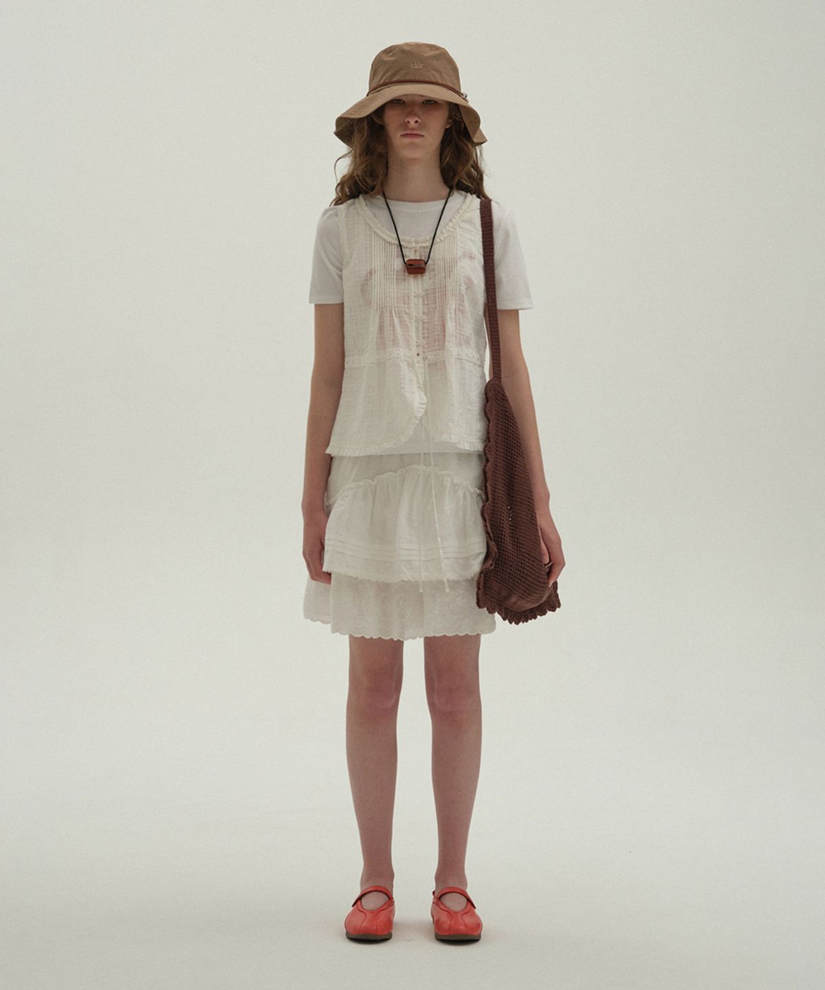 클로르(CLOR) CROCHET SHOPPER BAG - 2 colors
