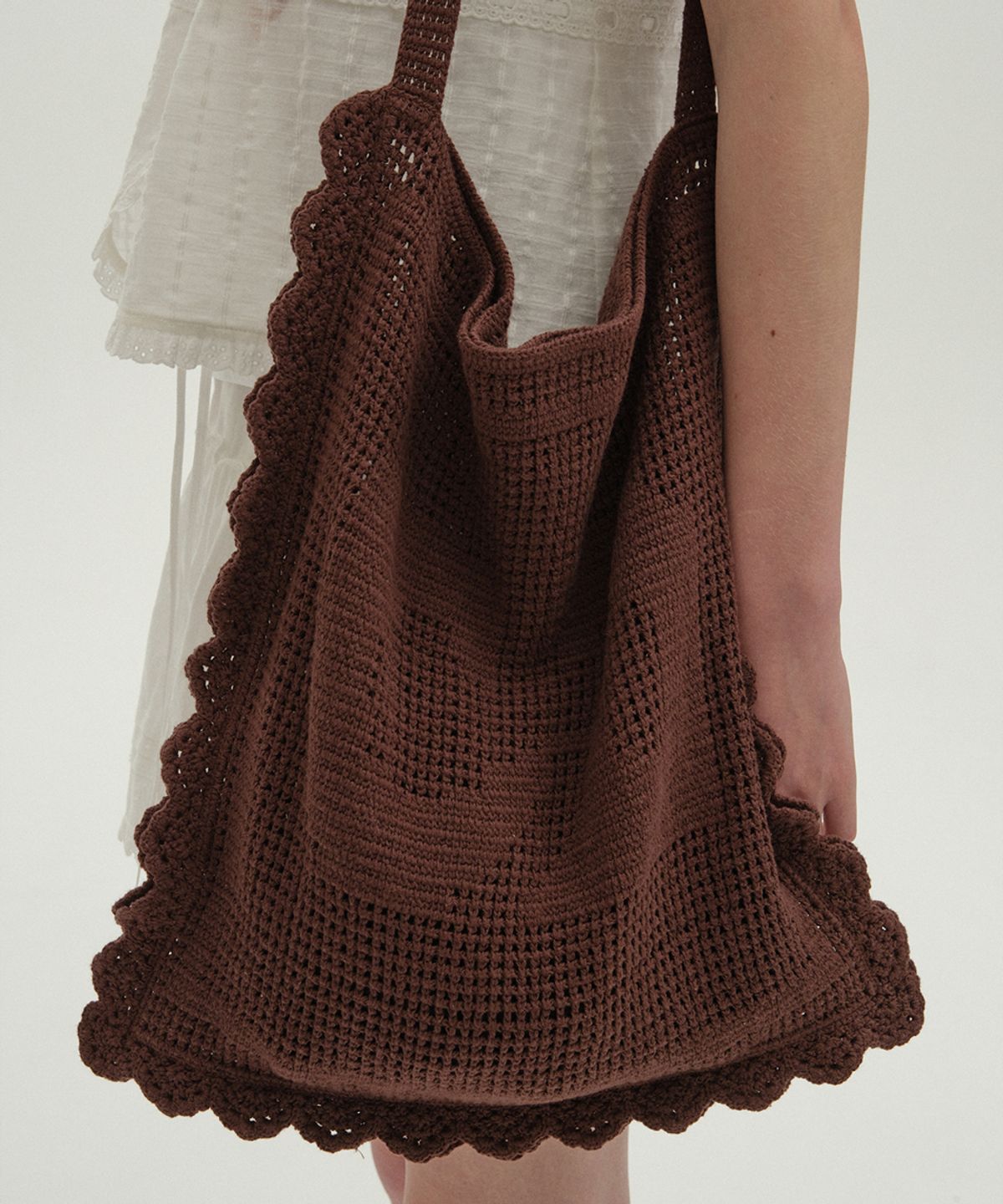 클로르(CLOR) CROCHET SHOPPER BAG - 2 colors