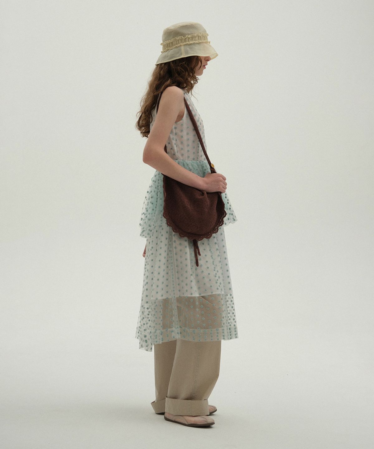 클로르(CLOR) CROCHET HALF MOON BAG(LARGE) - 3 colors