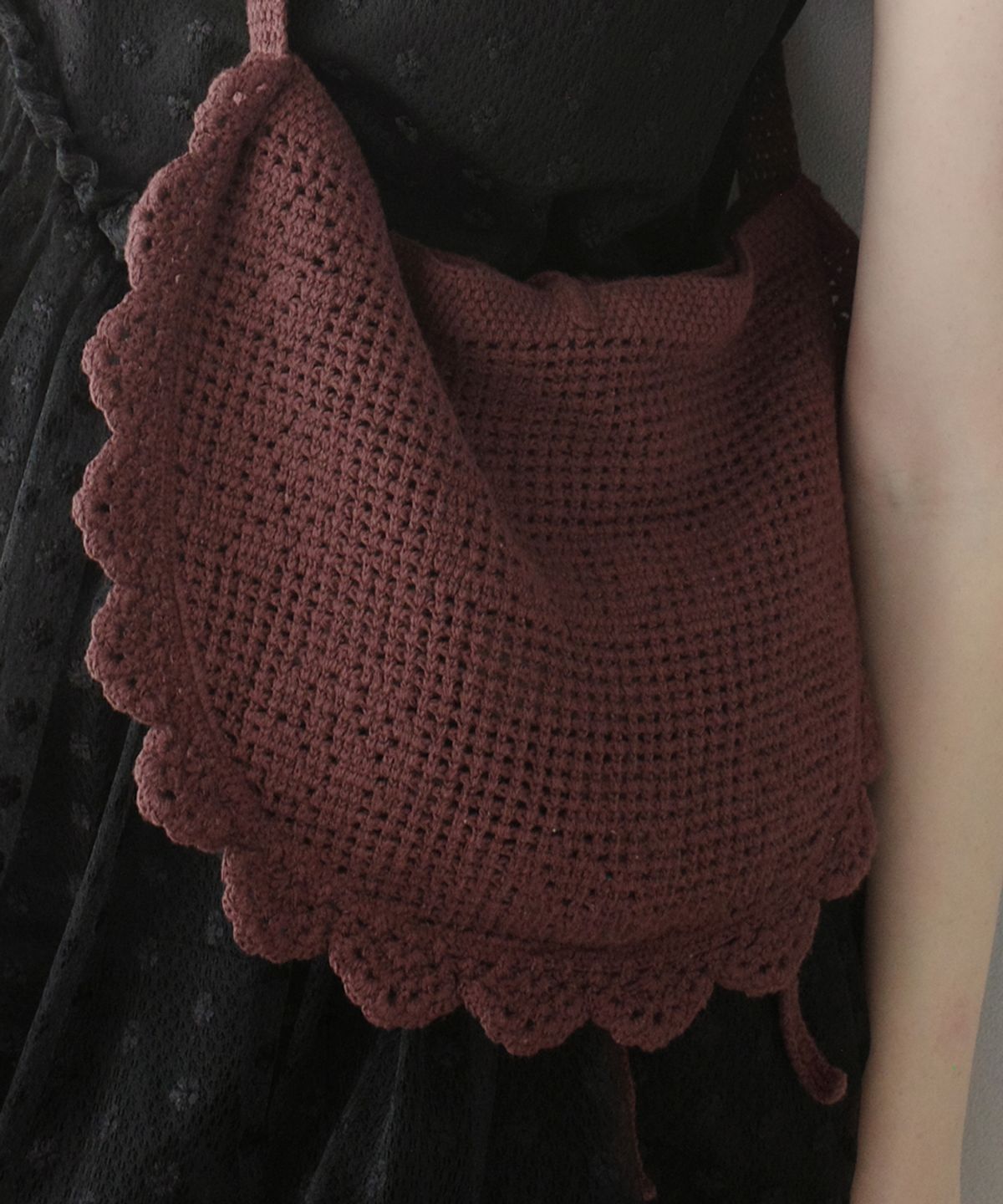 클로르(CLOR) CROCHET HALF MOON BAG(SMALL) - 6 colors