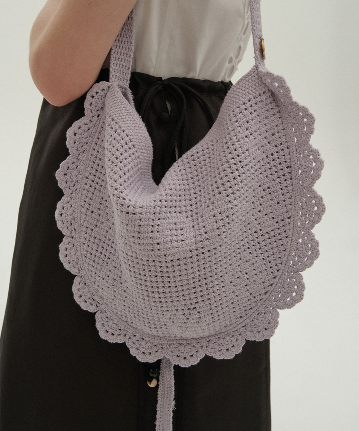 클로르(CLOR) CROCHET HALF MOON BAG(SMALL) - 6 colors