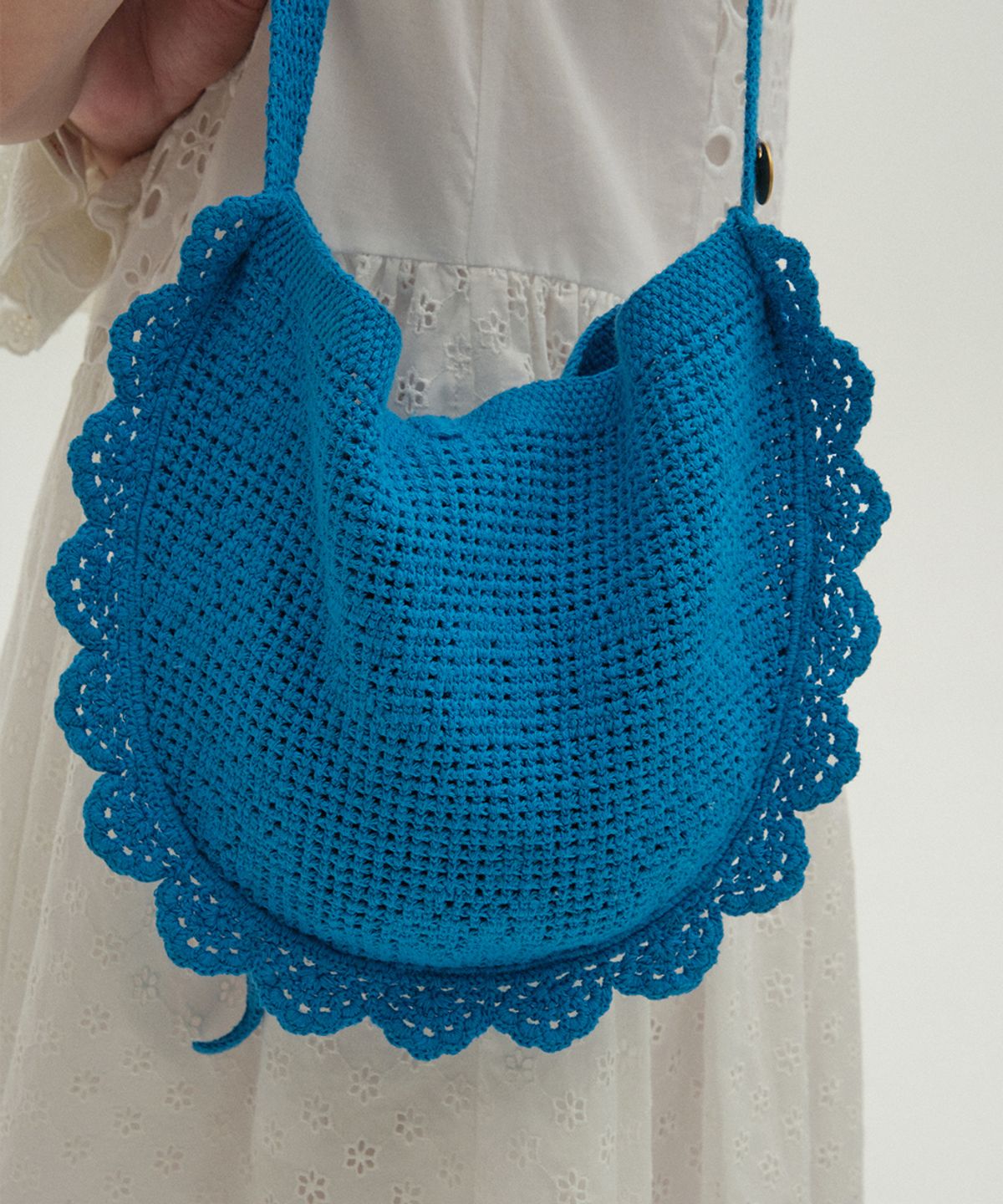 클로르(CLOR) CROCHET HALF MOON BAG(SMALL) - 6 colors