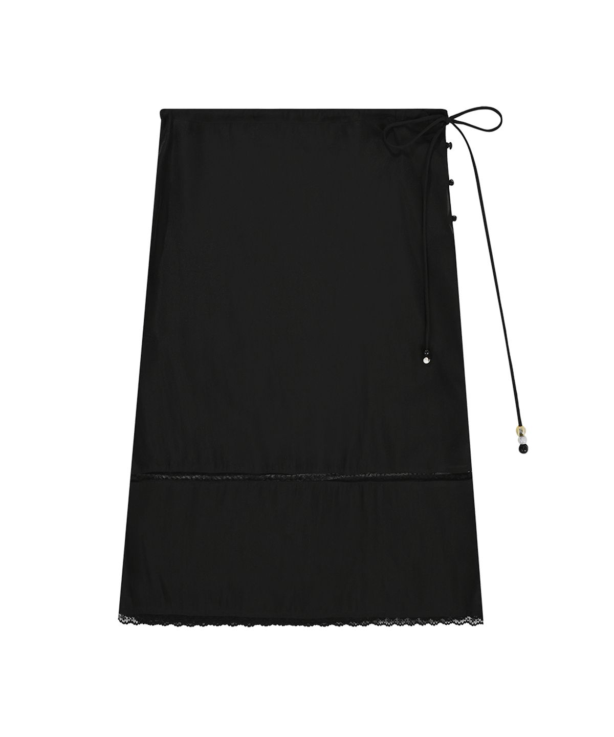 클로르(CLOR) BEADS SHEER MIDI SKIRT - 3 colors
