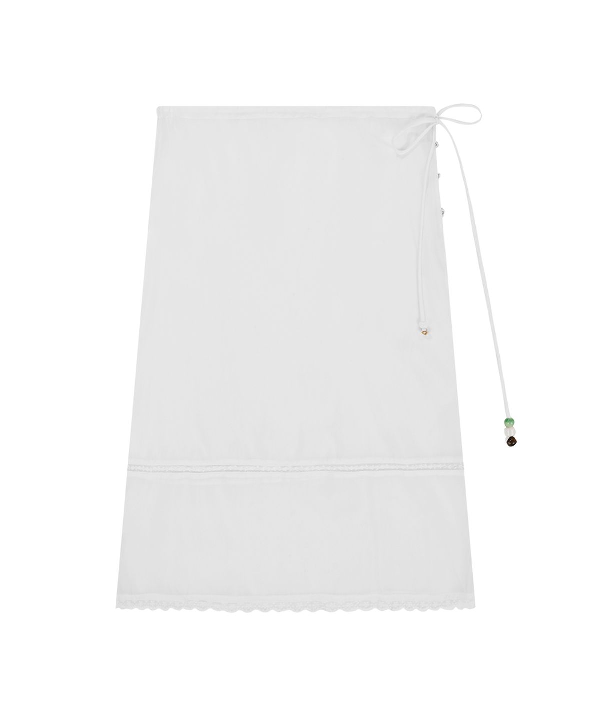 클로르(CLOR) BEADS SHEER MIDI SKIRT - 3 colors