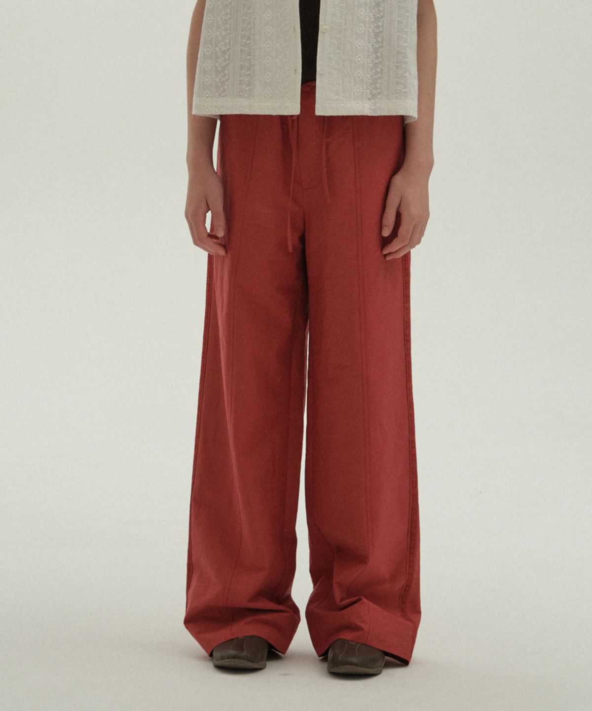 클로르(CLOR) COTTON DRAWSTRING PANTS - 4 colors