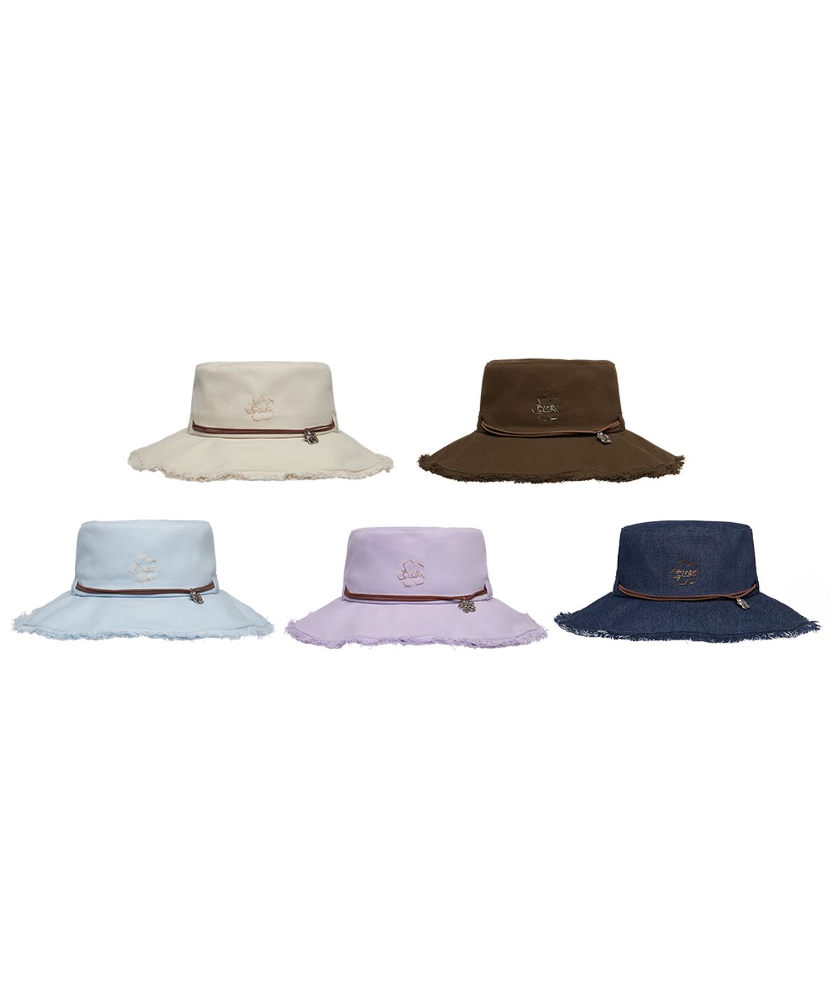 클로르(CLOR) FLOWER EMBROIDERY HAT - 5 colors