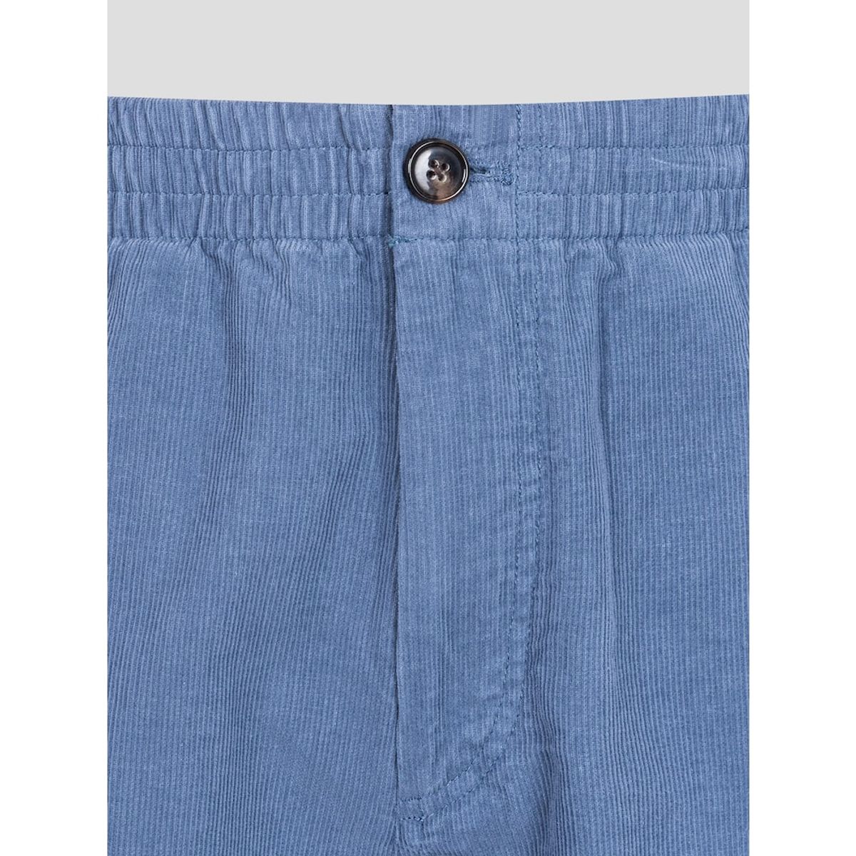 빈폴 멘(BEANPOLE MEN) 코듀로이 밴딩 하프 팬츠  블루