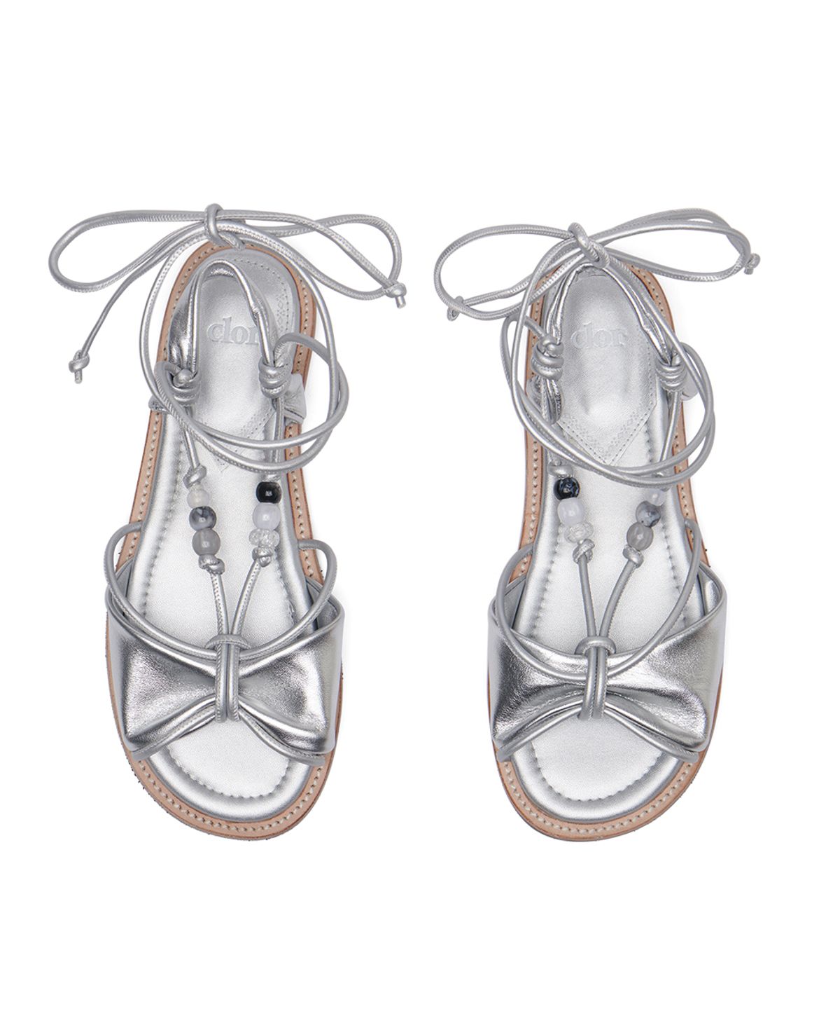 클로르(CLOR) BEADS KNOT SANDALS - 3 colors