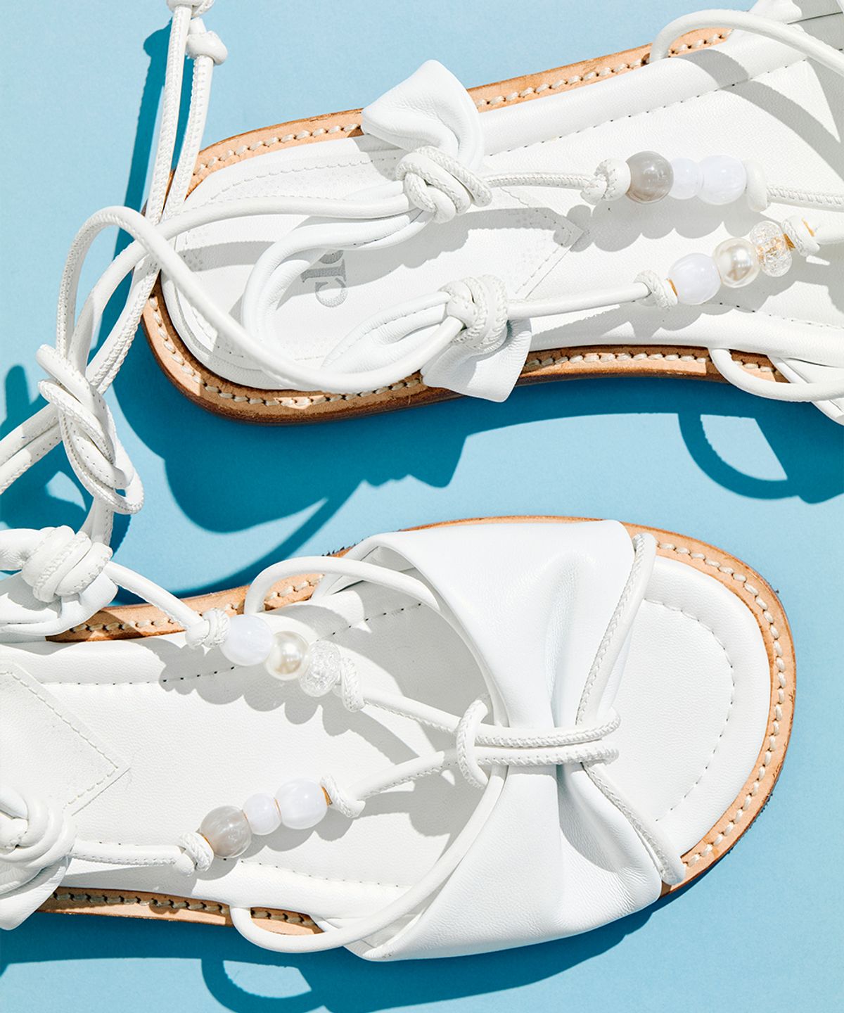 클로르(CLOR) BEADS KNOT SANDALS - 3 colors