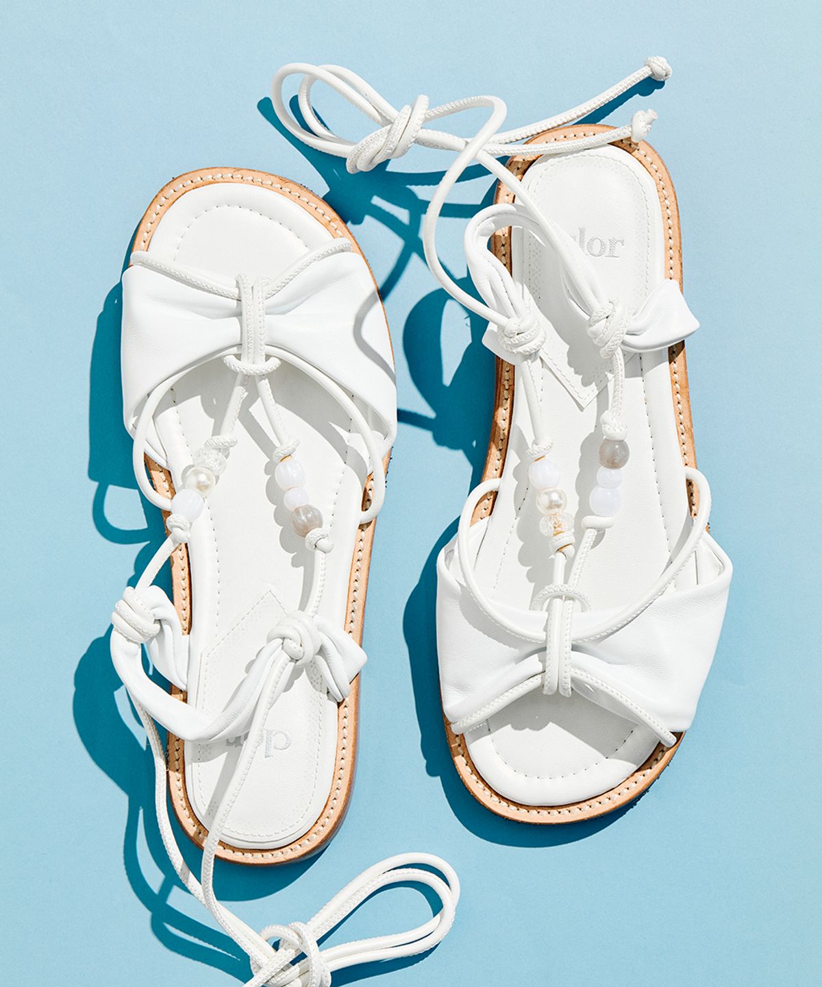 클로르(CLOR) BEADS KNOT SANDALS - 3 colors
