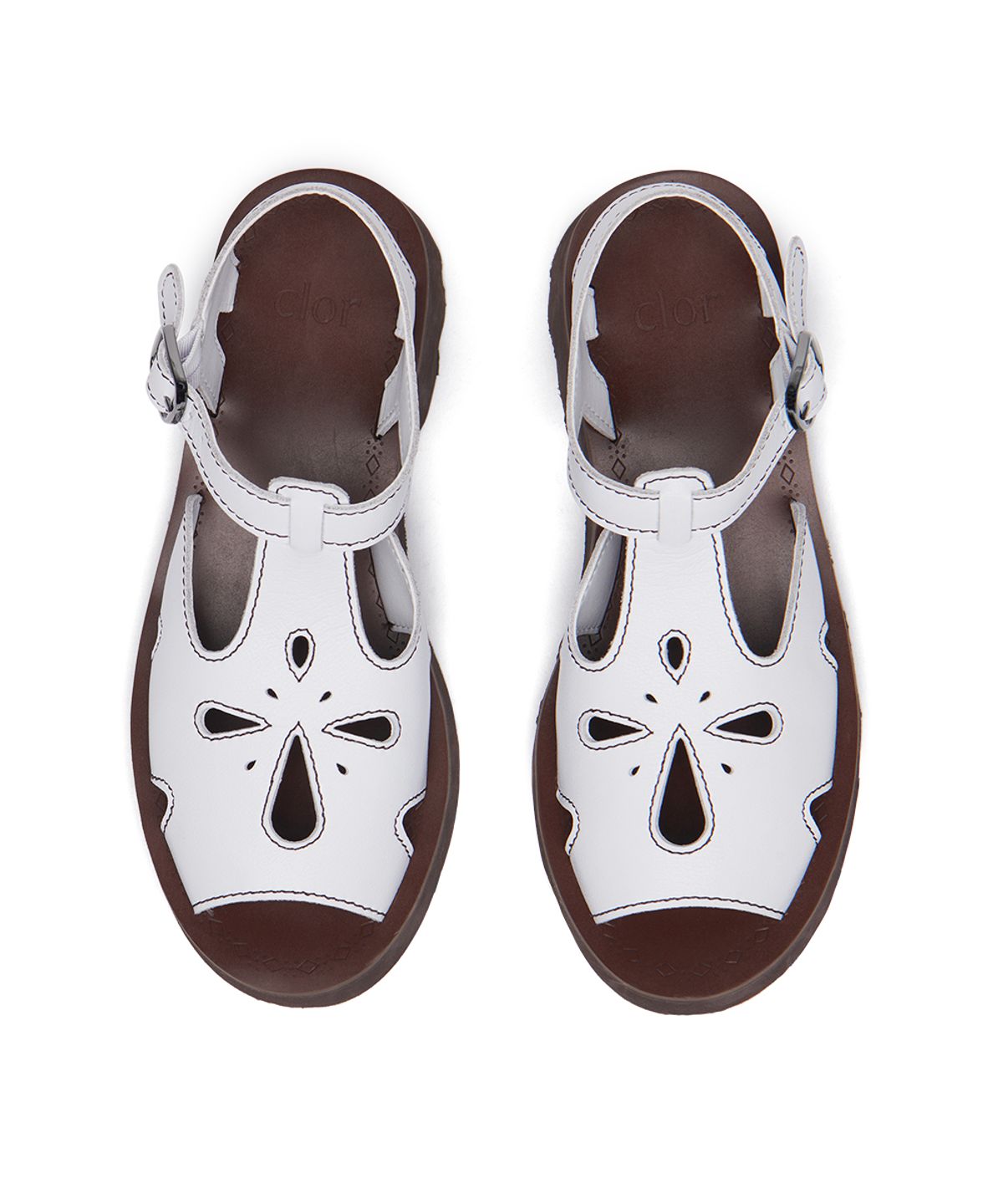 클로르(CLOR) PETAL CUTOUT SANDALS - 4 colors