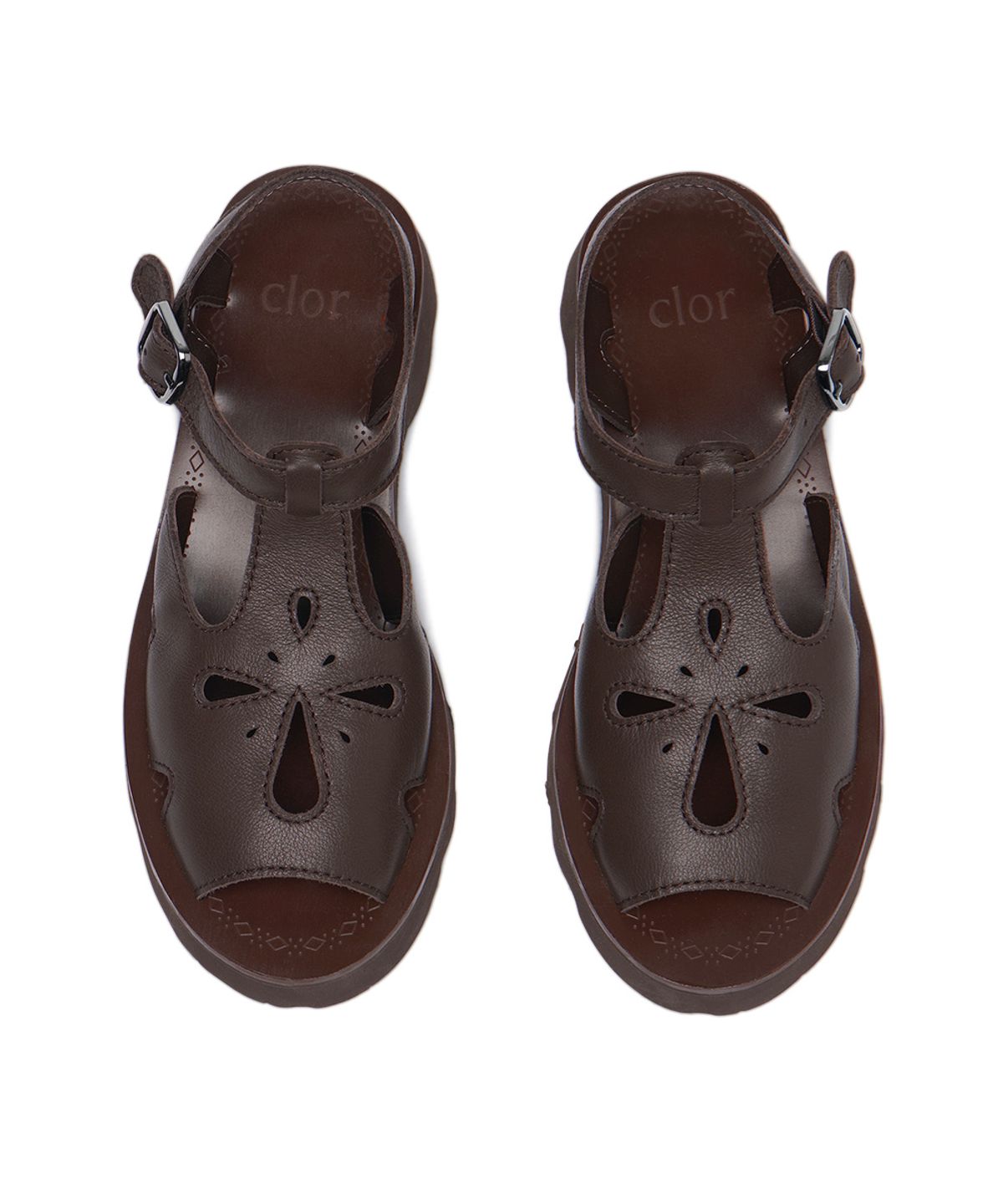 클로르(CLOR) PETAL CUTOUT SANDALS - 4 colors