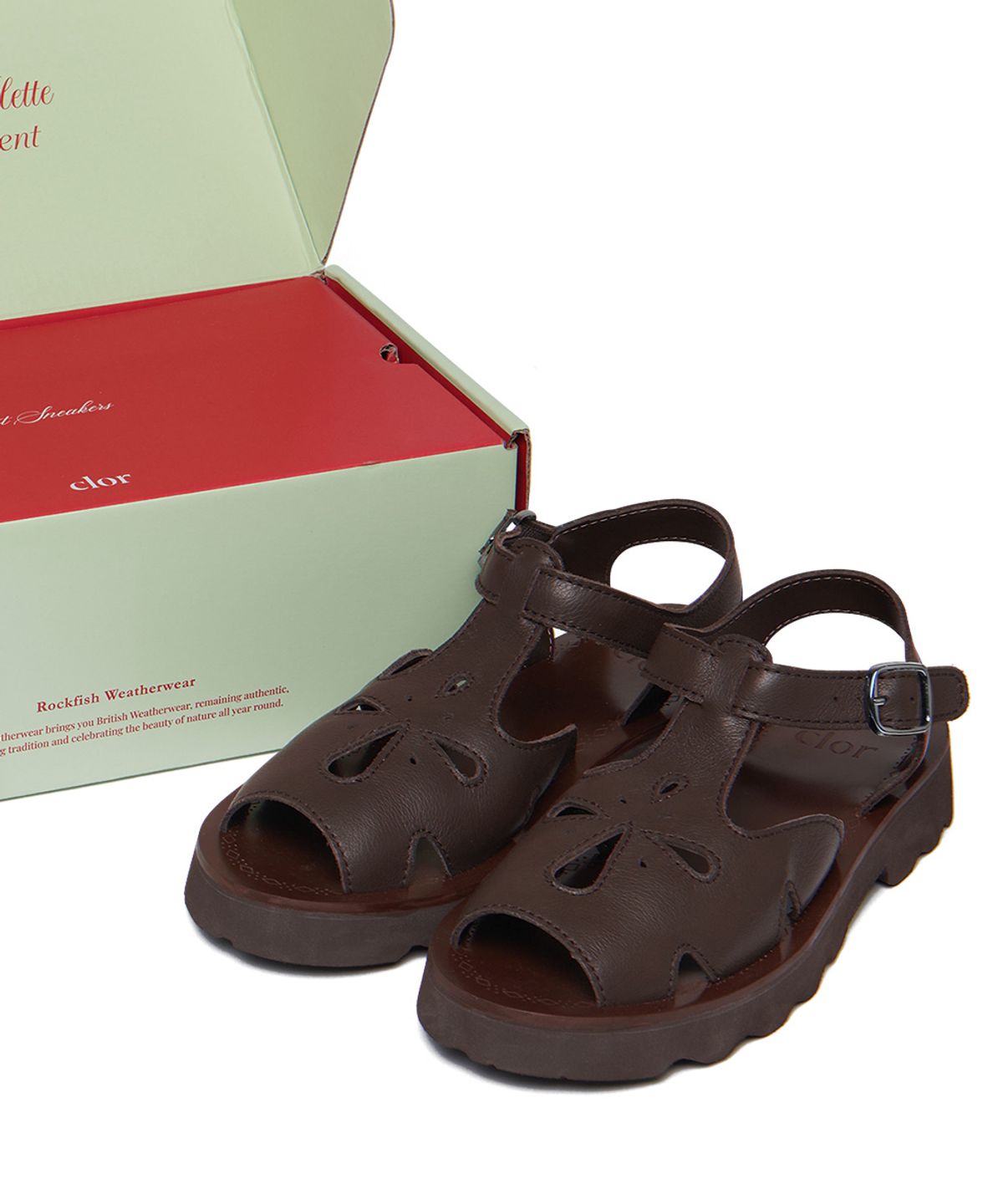 클로르(CLOR) PETAL CUTOUT SANDALS - 4 colors