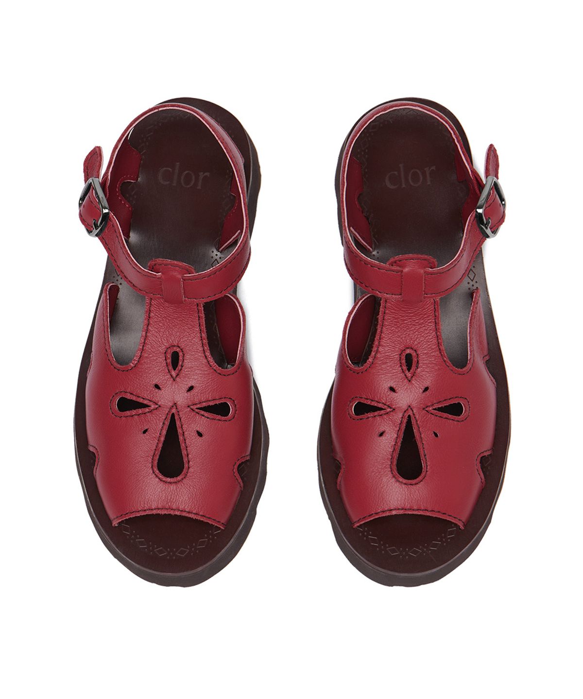 클로르(CLOR) PETAL CUTOUT SANDALS - 4 colors