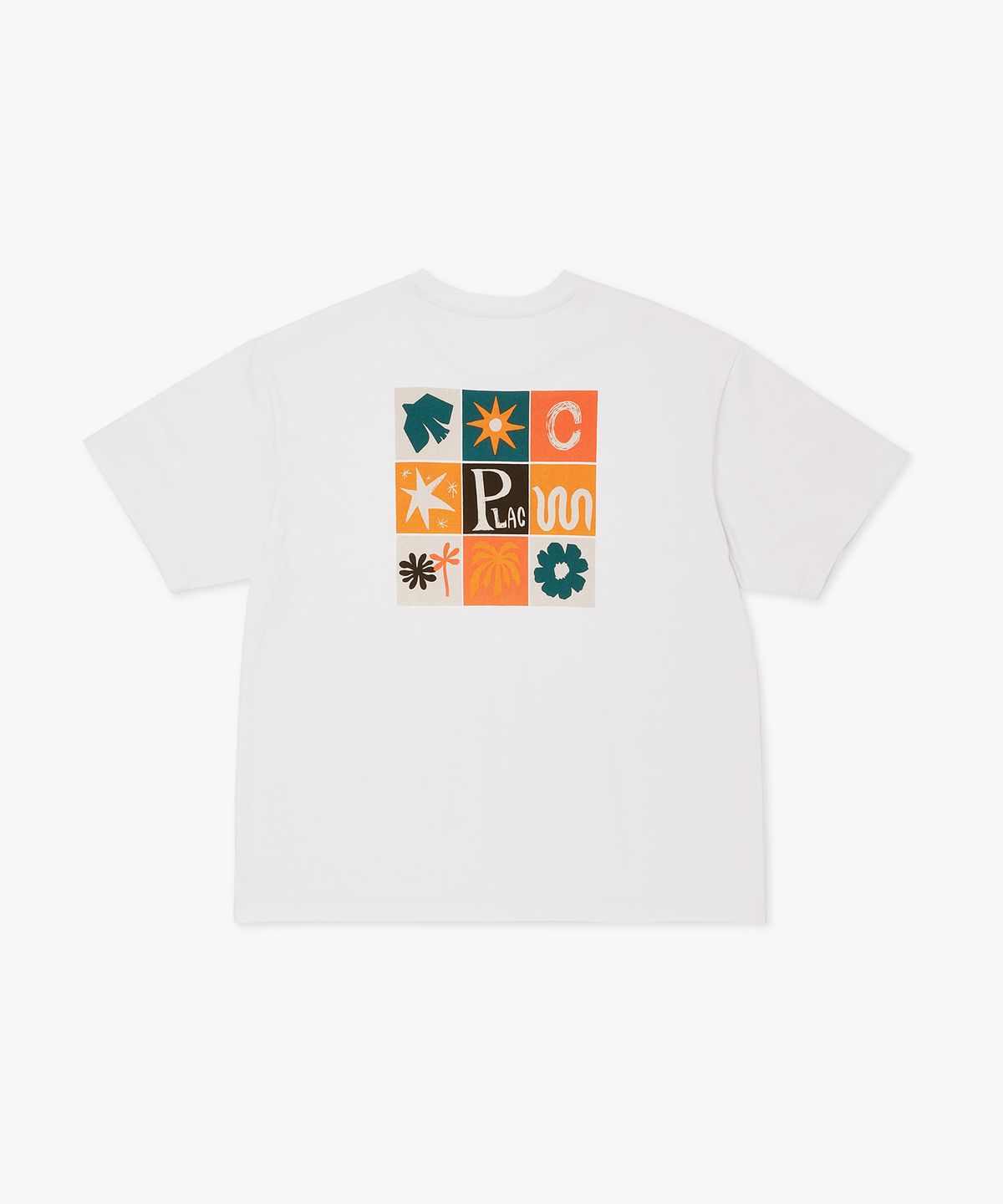 플랙 우먼(PLAC WOMEN) 블루 오션 박시 반팔 티셔츠_3colors