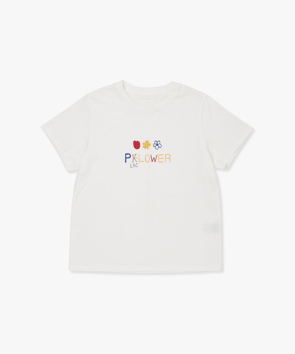 플랙 우먼(PLAC WOMEN) 플라워 그래픽 반팔 티셔츠_2colors