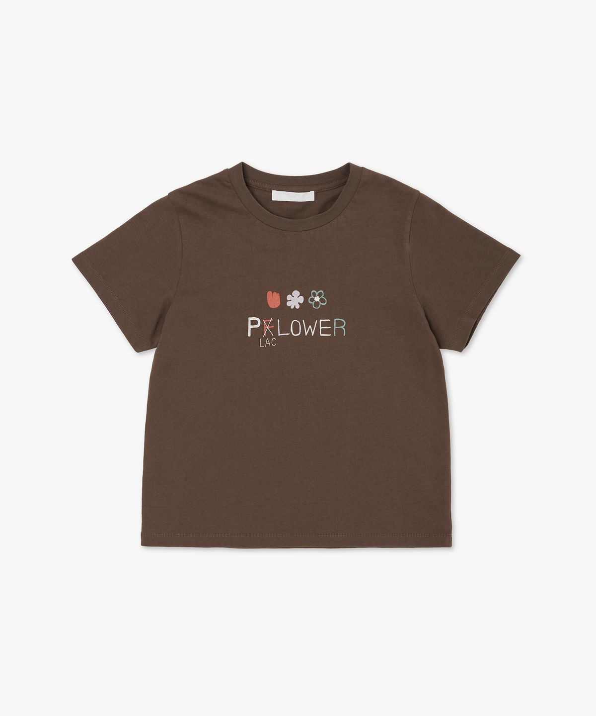 플랙 우먼(PLAC WOMEN) 플라워 그래픽 반팔 티셔츠_2colors