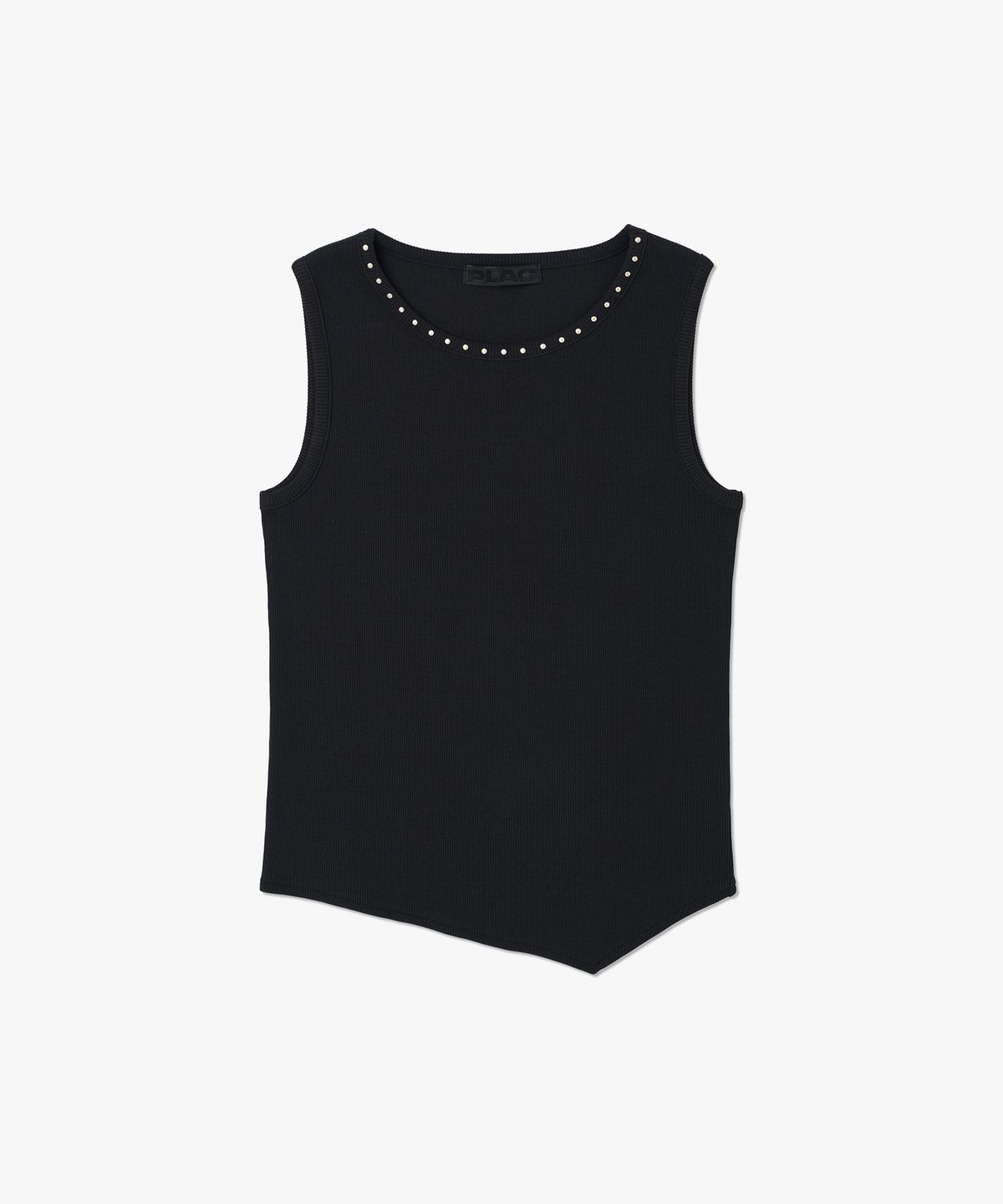 플랙 우먼(PLAC WOMEN) 스터드 슬리브리스 탑_2colors