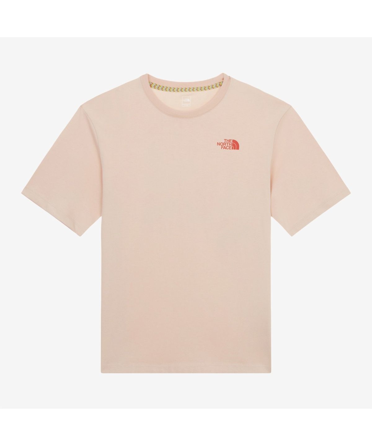 노스페이스(THE NORTH FACE) NT7UR51D 남성 에버그린 반팔 라운드티 1 PALE PEACH