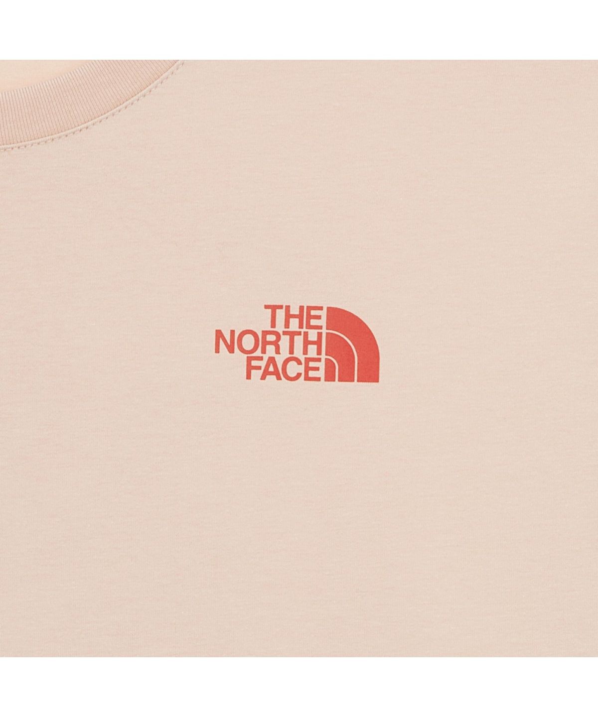 노스페이스(THE NORTH FACE) NT7UR51D 남성 에버그린 반팔 라운드티 1 PALE PEACH