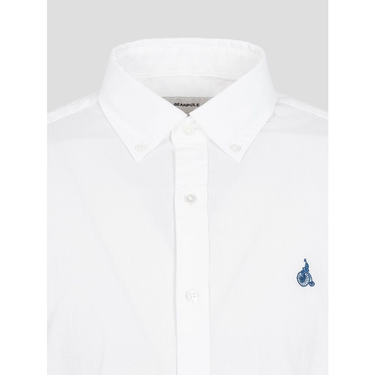 빈폴 멘(BEANPOLE MEN) 시어서커 솔리드 반소매 셔츠  화이트 (BC5465C411)