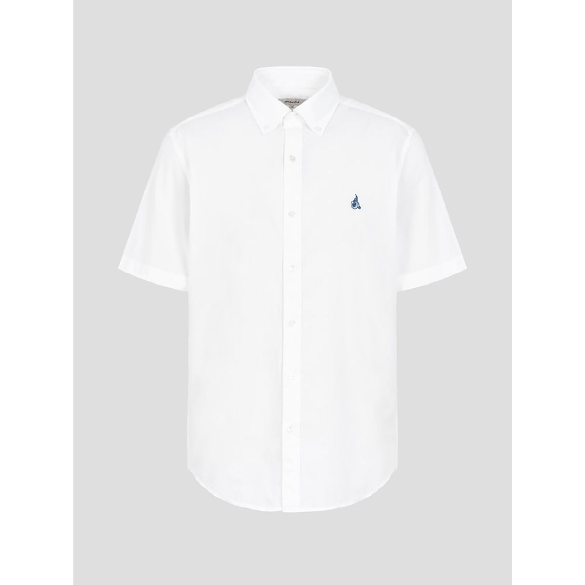 빈폴 멘(BEANPOLE MEN) 시어서커 솔리드 반소매 셔츠  화이트 (BC5465C411)