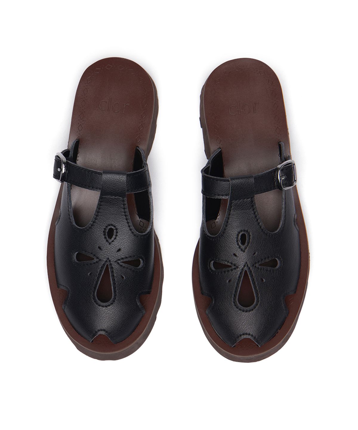 클로르(CLOR) PETAL CUTOUT SLIPPERS - 2 colors
