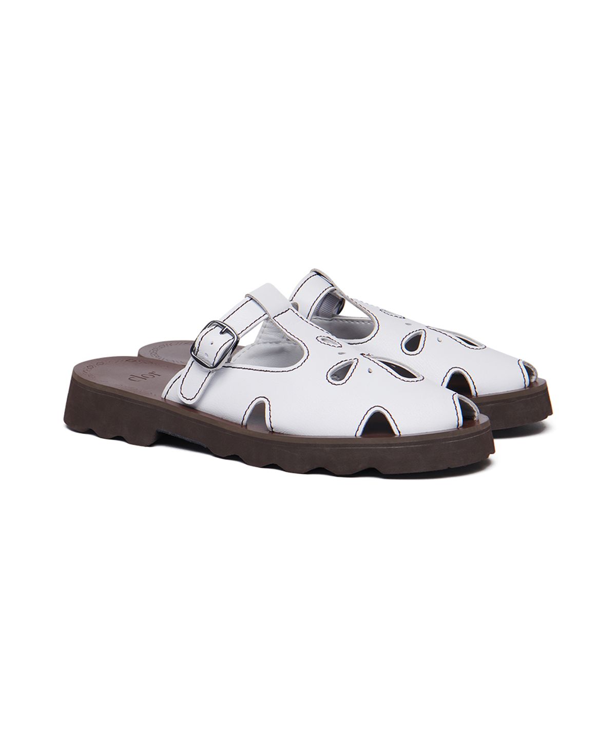 클로르(CLOR) PETAL CUTOUT SLIPPERS - 2 colors