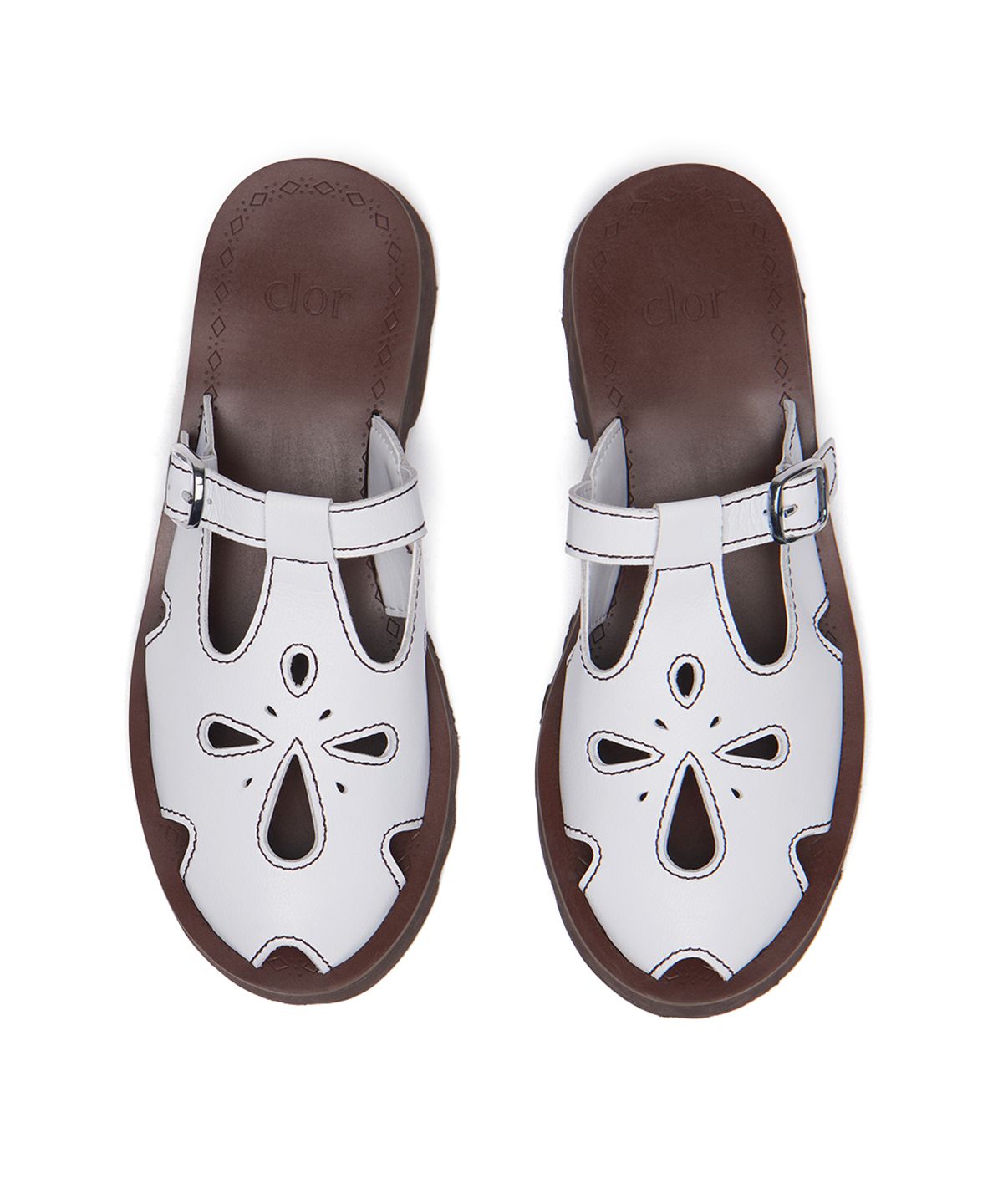 클로르(CLOR) PETAL CUTOUT SLIPPERS - 2 colors