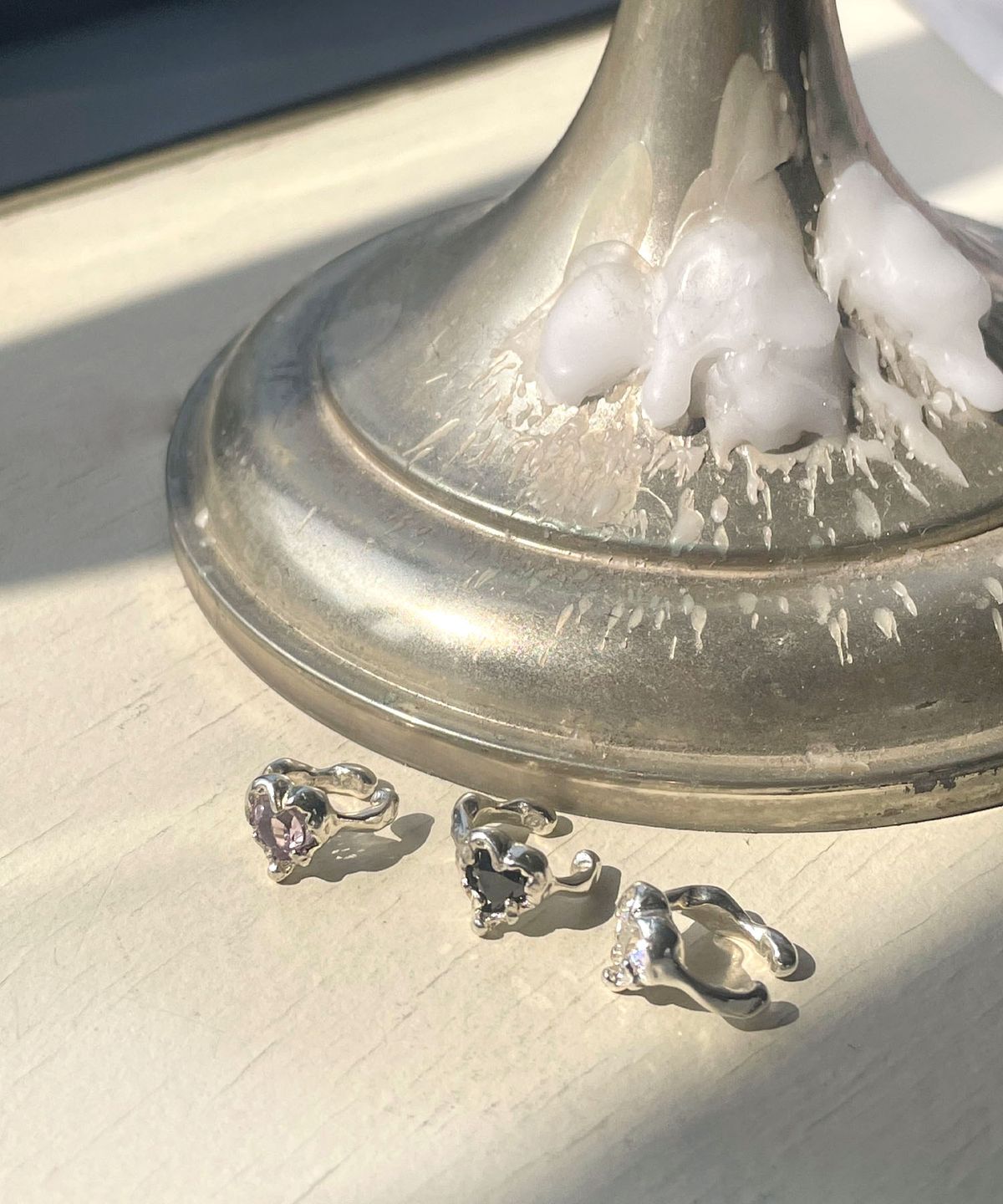 펄시(PERSY) HEART IN SILVER  EAR CUFF