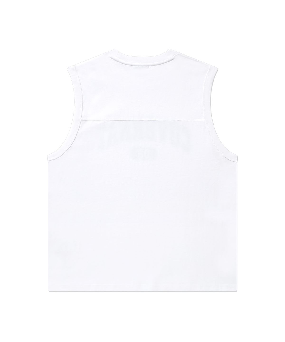 커버낫(COVERNAT) 아치 08 로고 슬리브리스 White