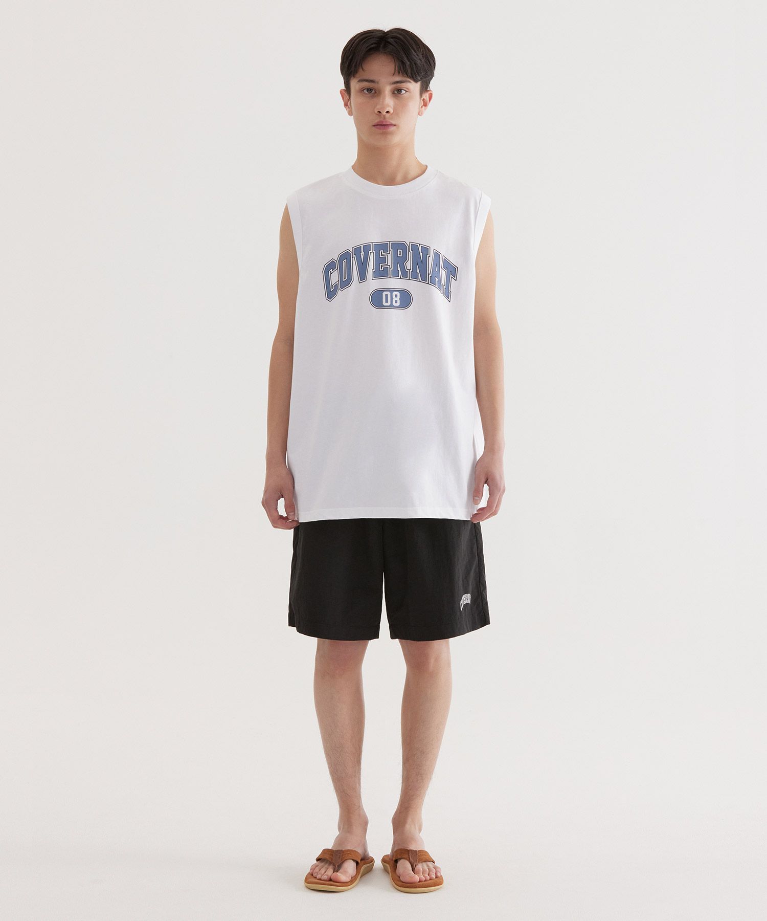 【COVERNAT】Arch 08 Logo Sleeveless Black MUSINSA | COVERNAT Arch 08 Logo Sleeveless Black