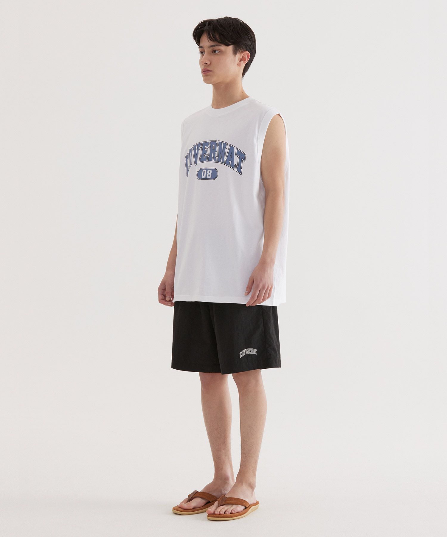 【COVERNAT】Arch 08 Logo Sleeveless White MUSINSA | COVERNAT Arch 08 Logo Sleeveless White