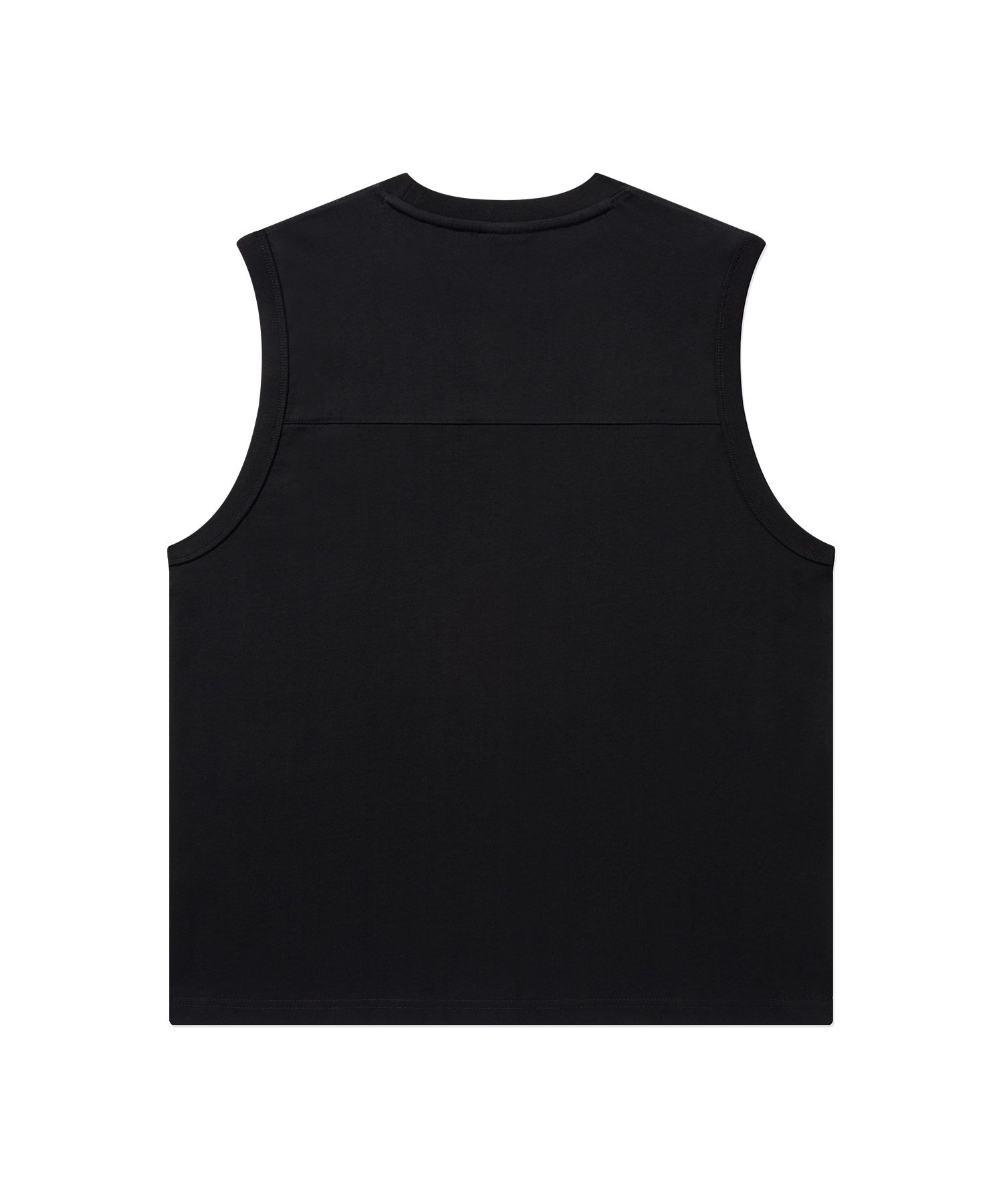 MUSINSA | COVERNAT Arch 08 Logo Sleeveless Black